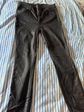 Joe's Jeans Black Skinny Faux Leather Pants